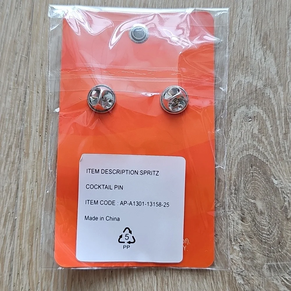 NWOT Aperol Spritz Enamel Pin Set